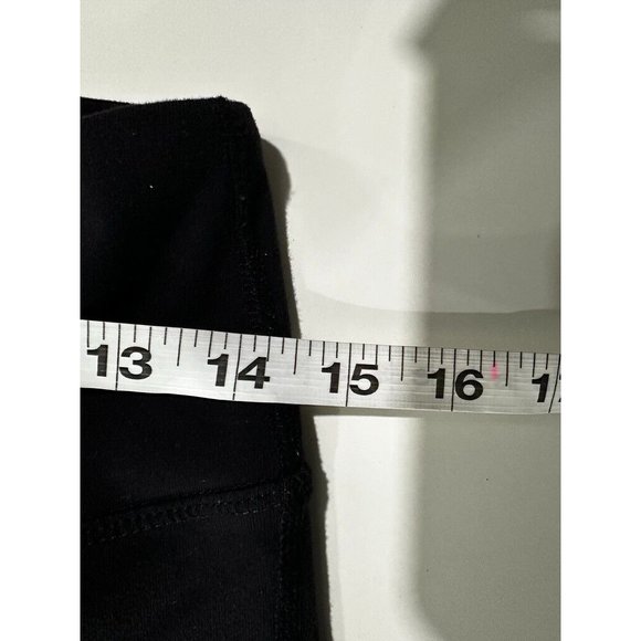 Split 59 X Pure Barre Logo Leggings Black Size Medium Mesh Ruched Front - Picture 8 of 12